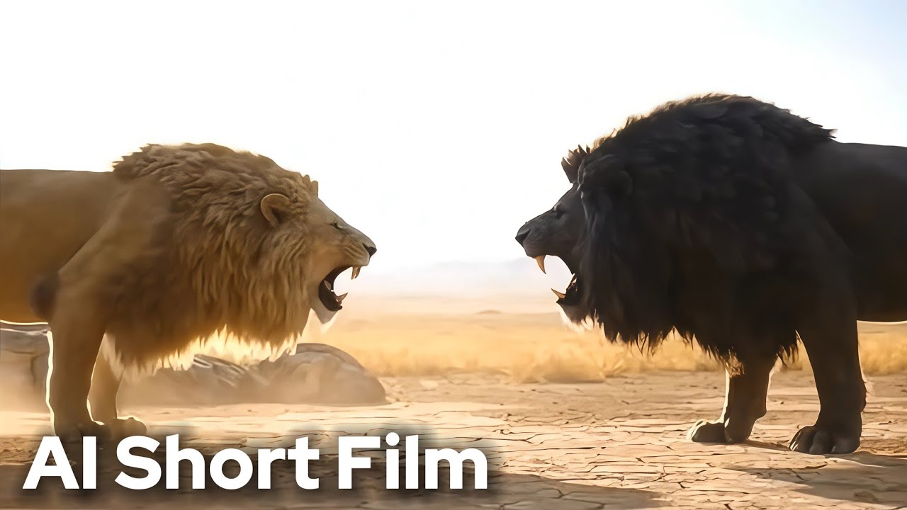 Simba vs Dark Lion (2026) | Epic AI Short Film Showdown 🦁