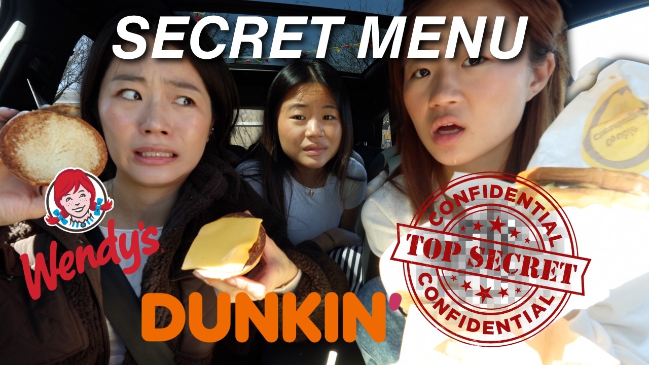 WE TRIED EVERY FAST FOOD SECRET MENU DRIVE THRU