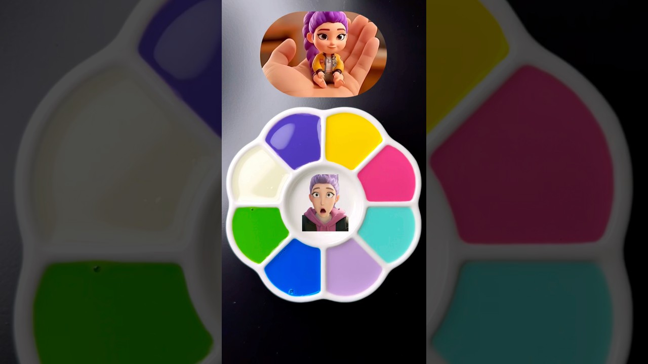 KPop Demon Hunters (Part 322) 🎨 Mesmerizing Color Mixing & Art