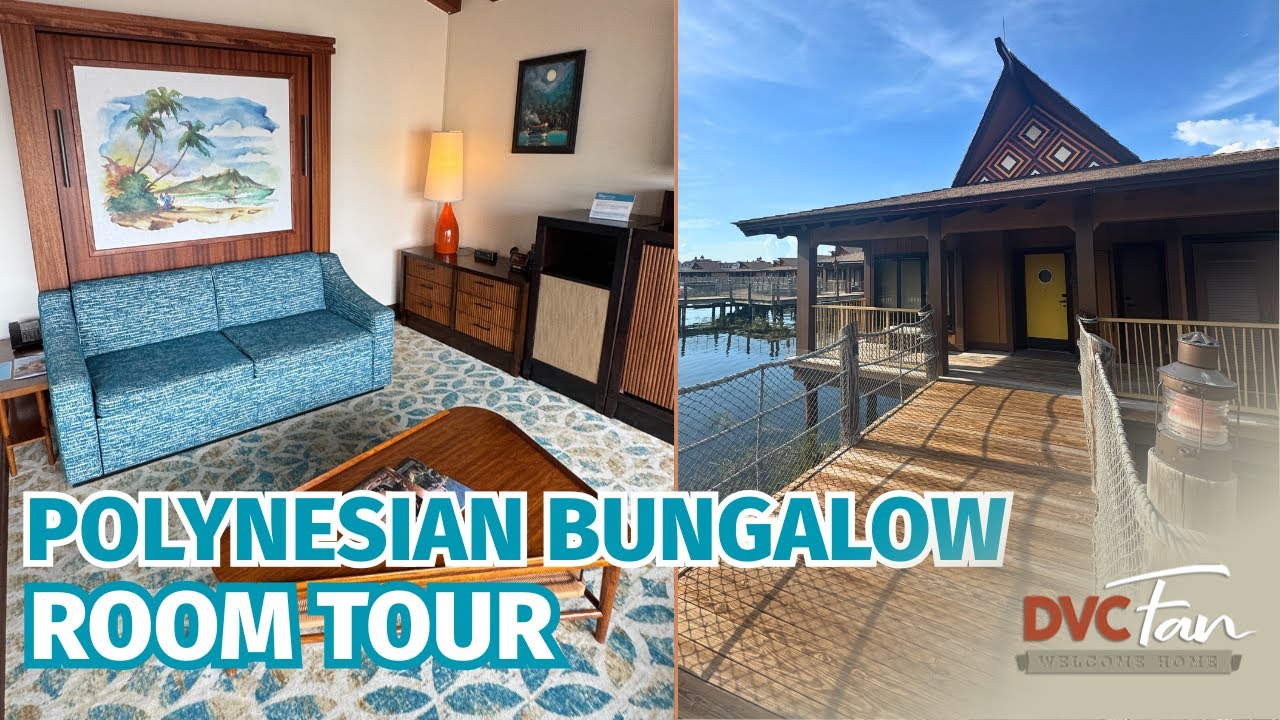 Exclusive Tour of Disney's Polynesian Bungalows 🏝️ | Luxurious Disney Villa Experience