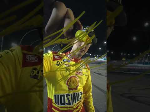 Never washing this off #nascar #joeylogano