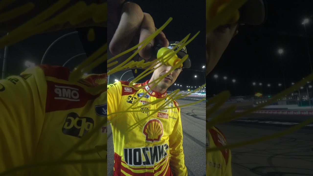 Joey Logano's Bold NASCAR Look You Can't Wash Off! 🏁
