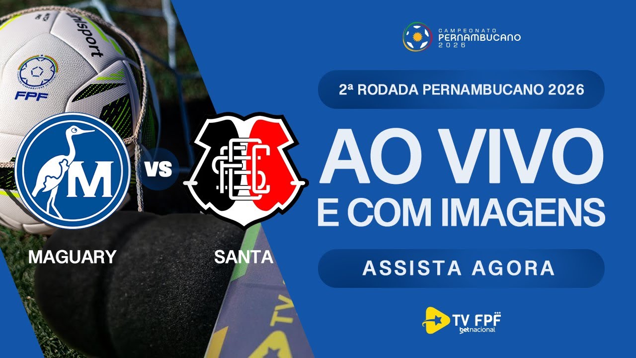Maguary x Santa Cruz ao vivo | Pernambucano 2026