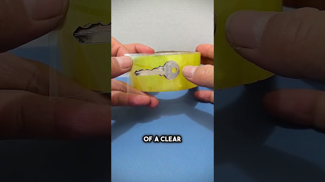 How to duplicate a key at home in just a few steps! #shorts
