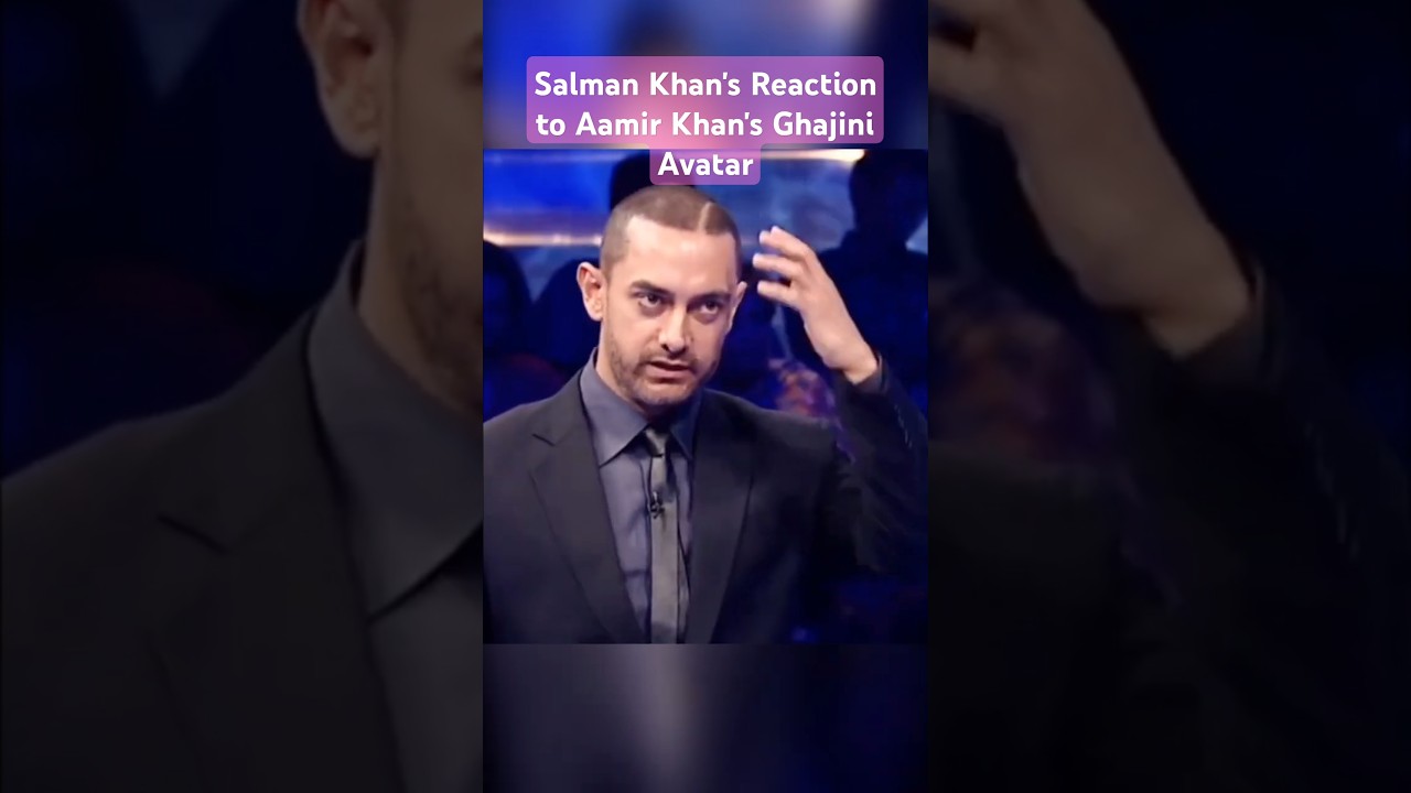 Salman Khan's Reaction to Aamir Khan's Ghajini Avatar #salmankhan #bollywood #aamirkhan