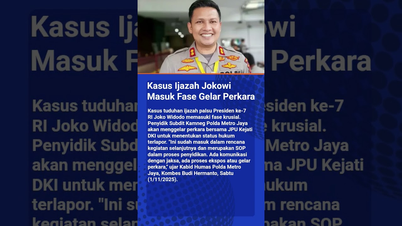 Kasus Ijazah Jokowi Masuk Tahap Perkara, Apa Dampaknya? 🔍