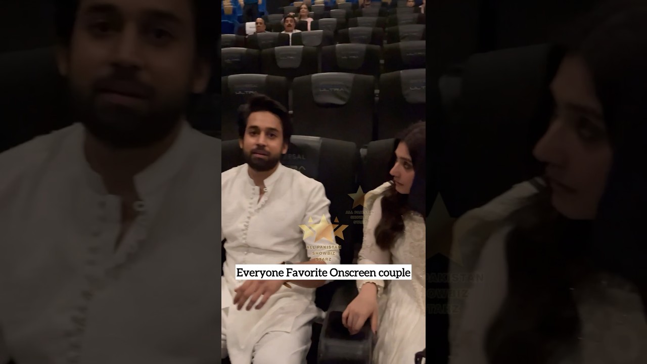 Favorite Onscreen Duo: Bilal Abbas & Dure Fishan 😊