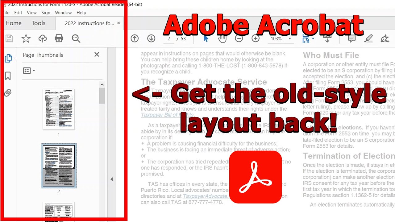 Easily Revert to the Classic Adobe Acrobat Reader Layout 🔙