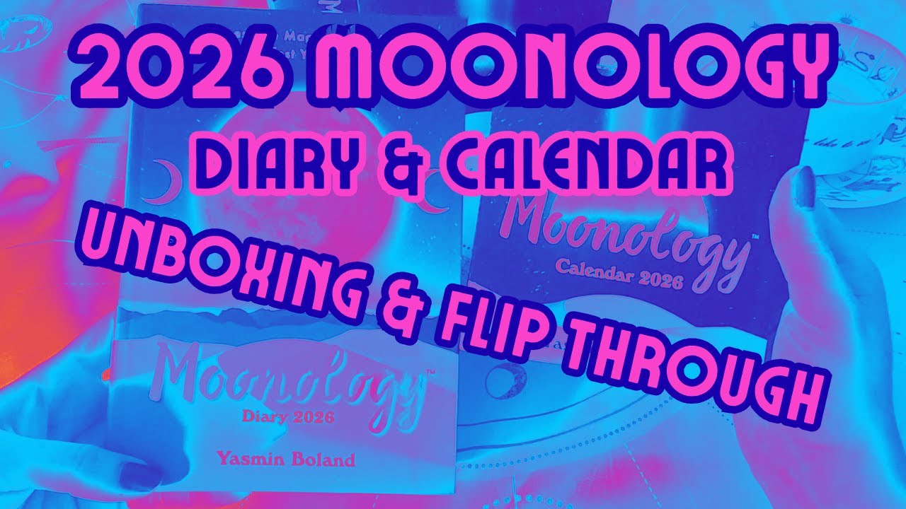 Unboxing the 2026 Moonology Diary & Calendar 🌙