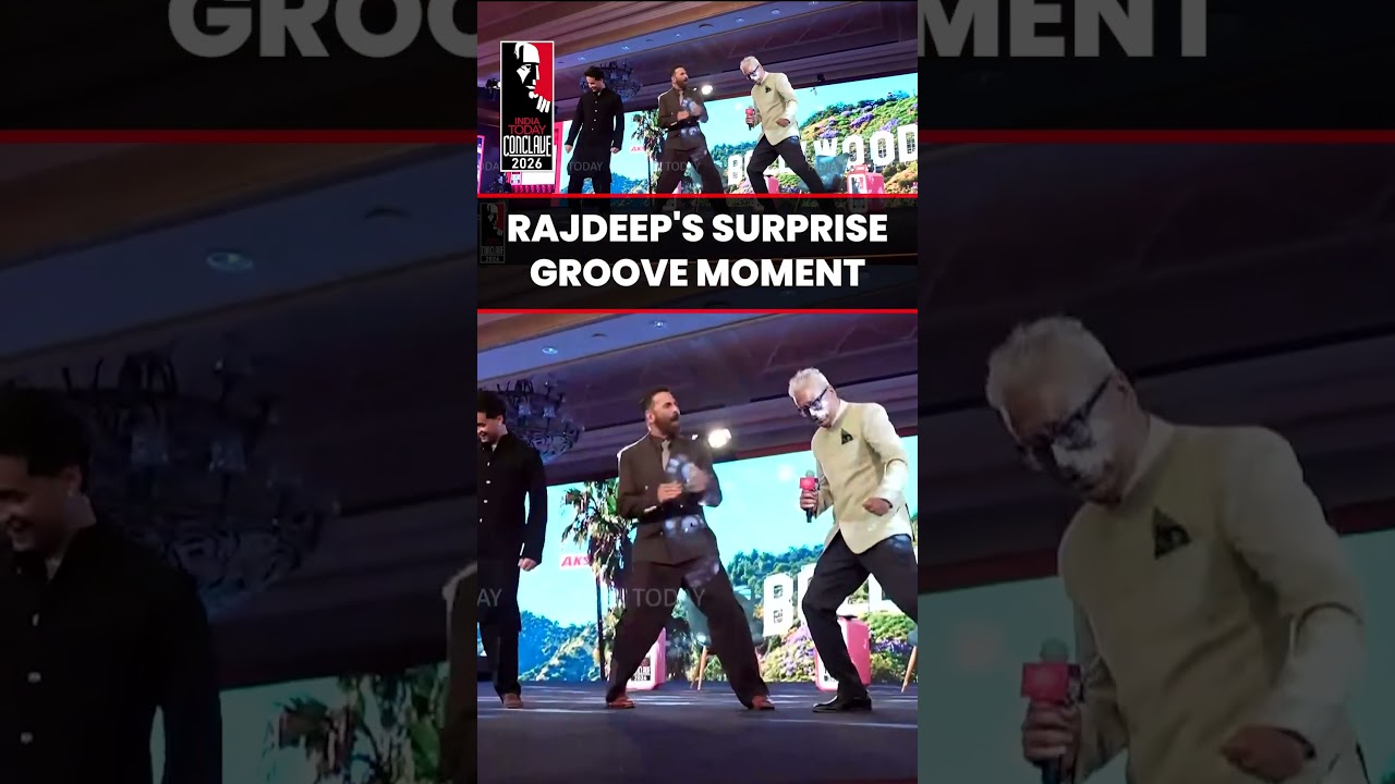 Rajdeep Sardesai's Viral Dance at India Today Conclave 2026 🎉