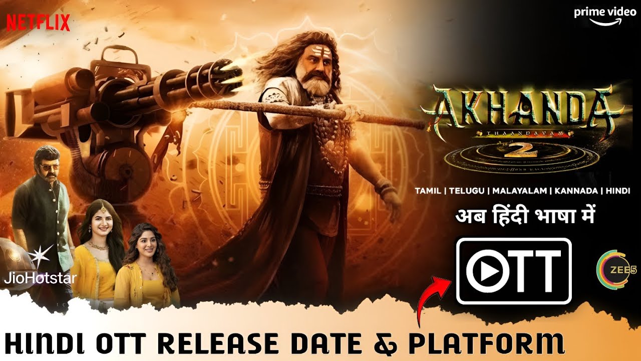 Akhanda 2 OTT Release Date & Platform | Akhanda 2 Hindi Dubbed Full Movie OTT Release Update 2025