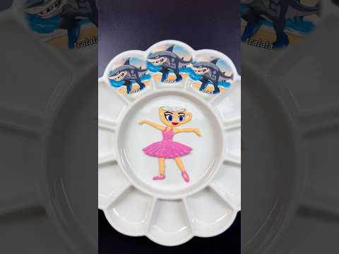 Ballerina Cappuccino🩰 Brainrot Color Mixing | Guess the Final Color! #satisfying #art #colors #mix