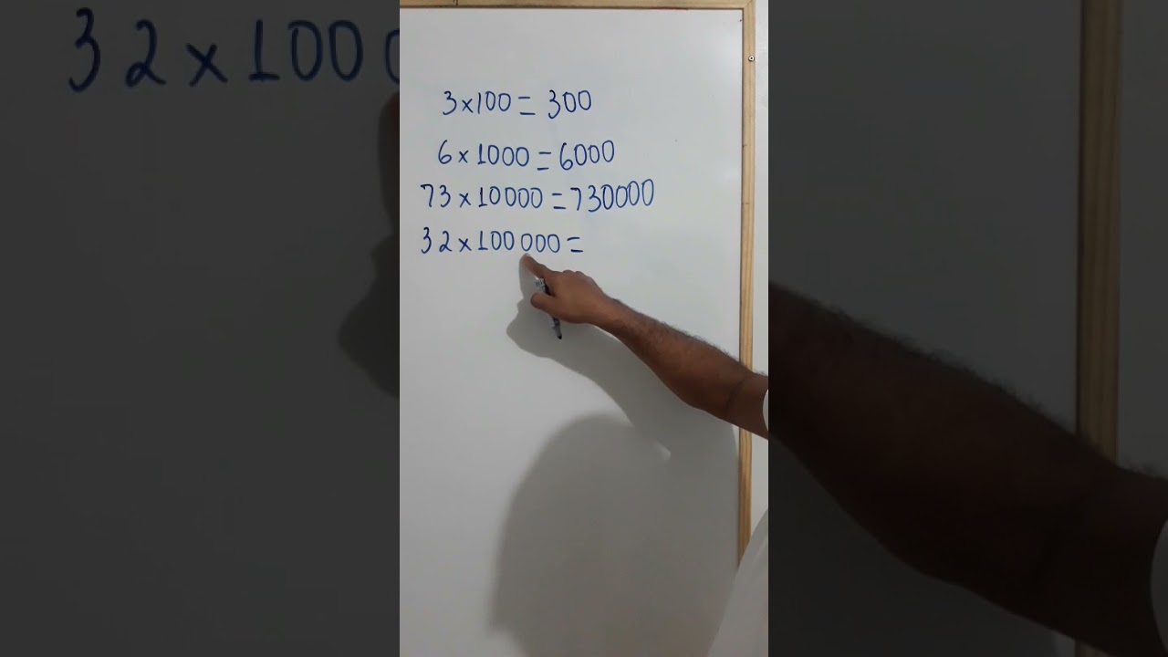 Multiplicação por 10, 100, 1000... e Cursos de Beleza