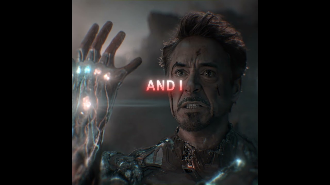 Iron Man & Lady Gaga in Avengers Endgame Edit 🎬