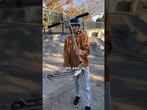 Worlds lightest scooter 🛴 #scootering #scooter #facts