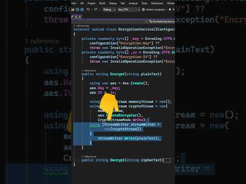 How to Encrypt Plain Text in C# With AES