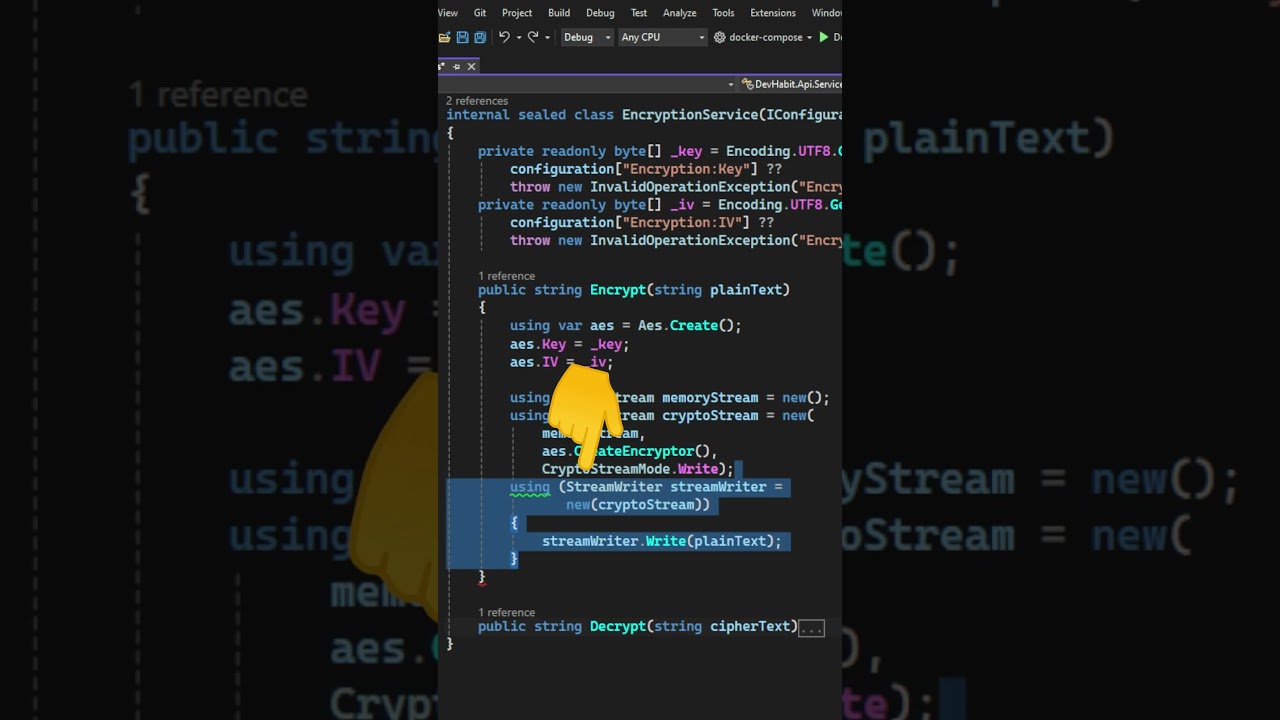 Encrypting Plain Text in C# Using AES