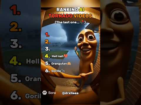 Ranking Sora 2 AI Tornado Videos๐ฑ๐ฅ