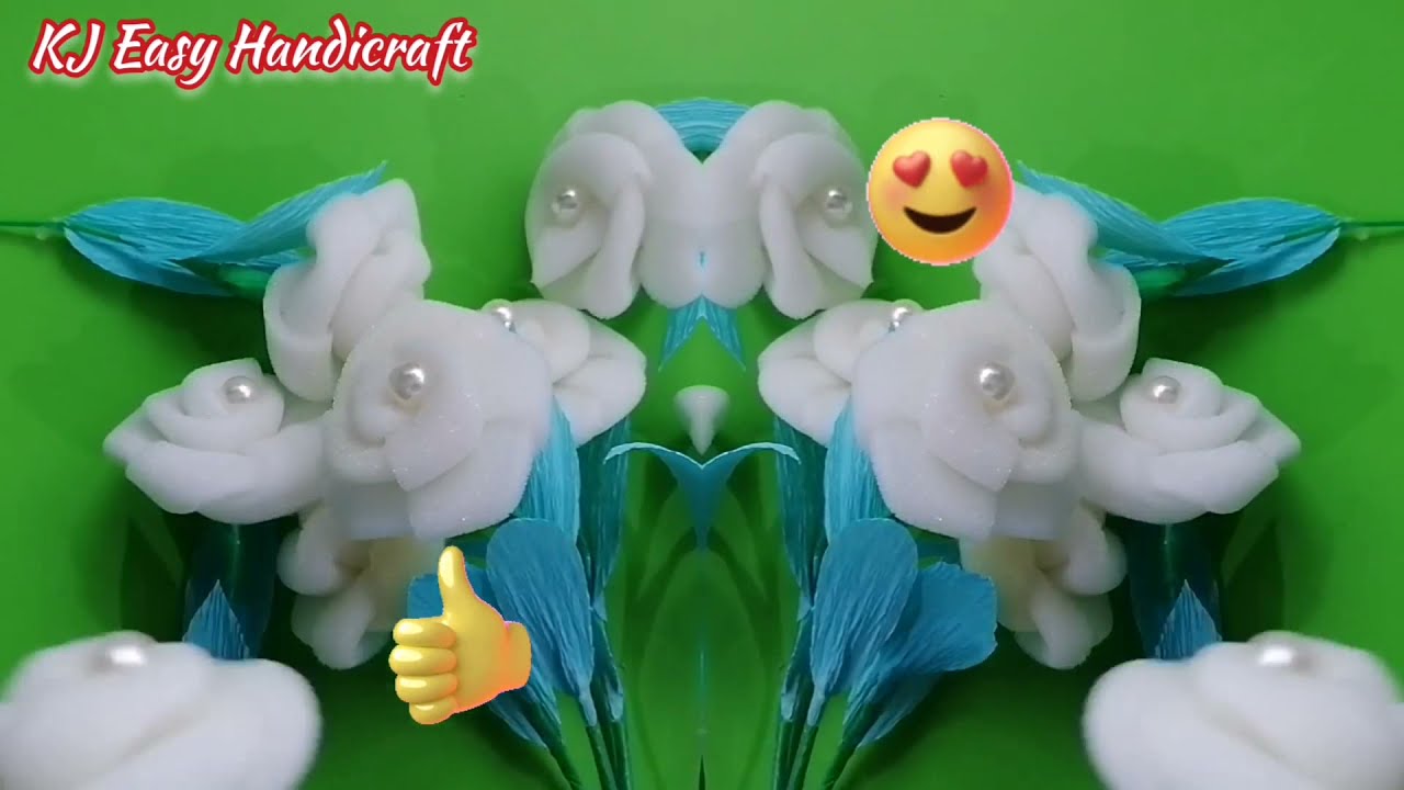 Easy Fruit Foam Sheet Flower DIY 🌸