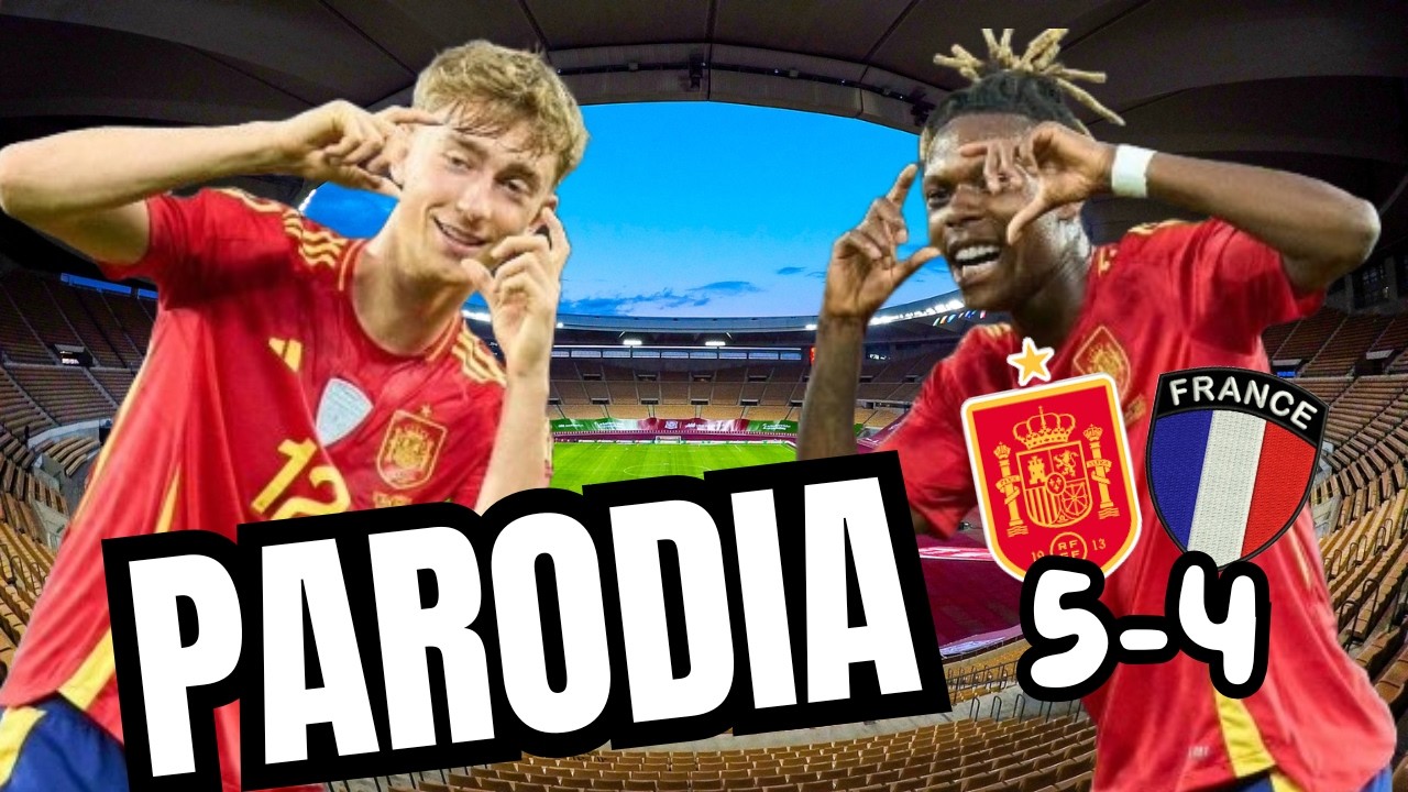 España vs Francia 5-4 | Semifinal Parodia 🇪🇸🇫🇷