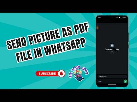 How to Send Picture as Pdf File in WhatsApp - Full Guide (2025)