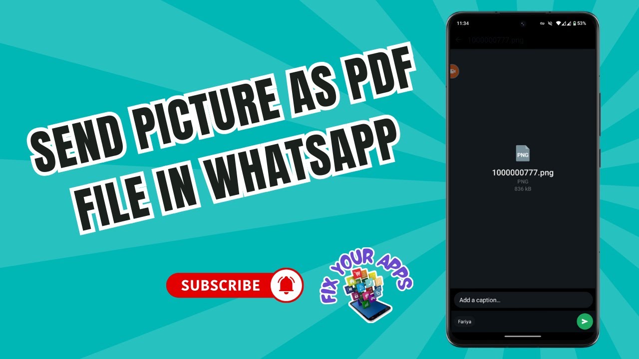 Easily Send Pictures as PDFs on WhatsApp in 2025 📱