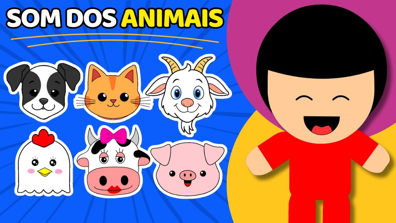 Aprenda o Som dos Animais com Animadinhos 🐾 - Música Infantil Divertida