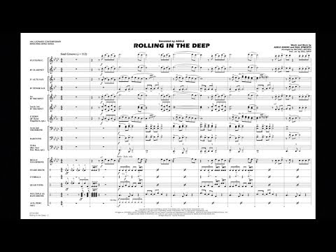 Rolling in the Deep Arranged by Michael Brown