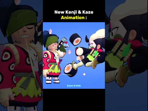 New Kenji & Kaze Animation Is COMING To Brawl Stars ? 🤓👌🏻 #shorts #brawlstars #fyp