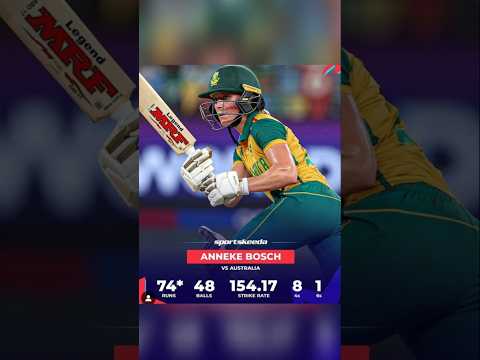Anneke Bosch Amazing Performances In T20I WORLD CUP #Shorts #YouTubeShorts #ShortVideo