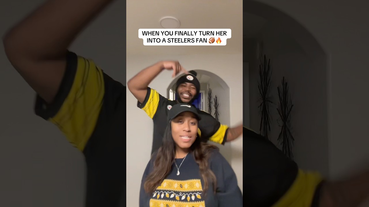 Converting Her into a Steelers Fan 🏈