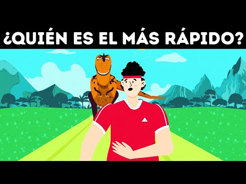 ¿A qué dinosaurios podrías vencer en una carrera?