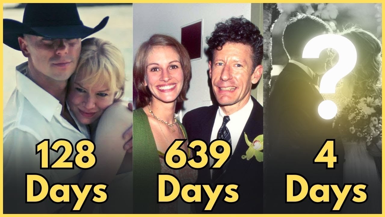 5 Top 5 Short Country Music Marriages 🎶