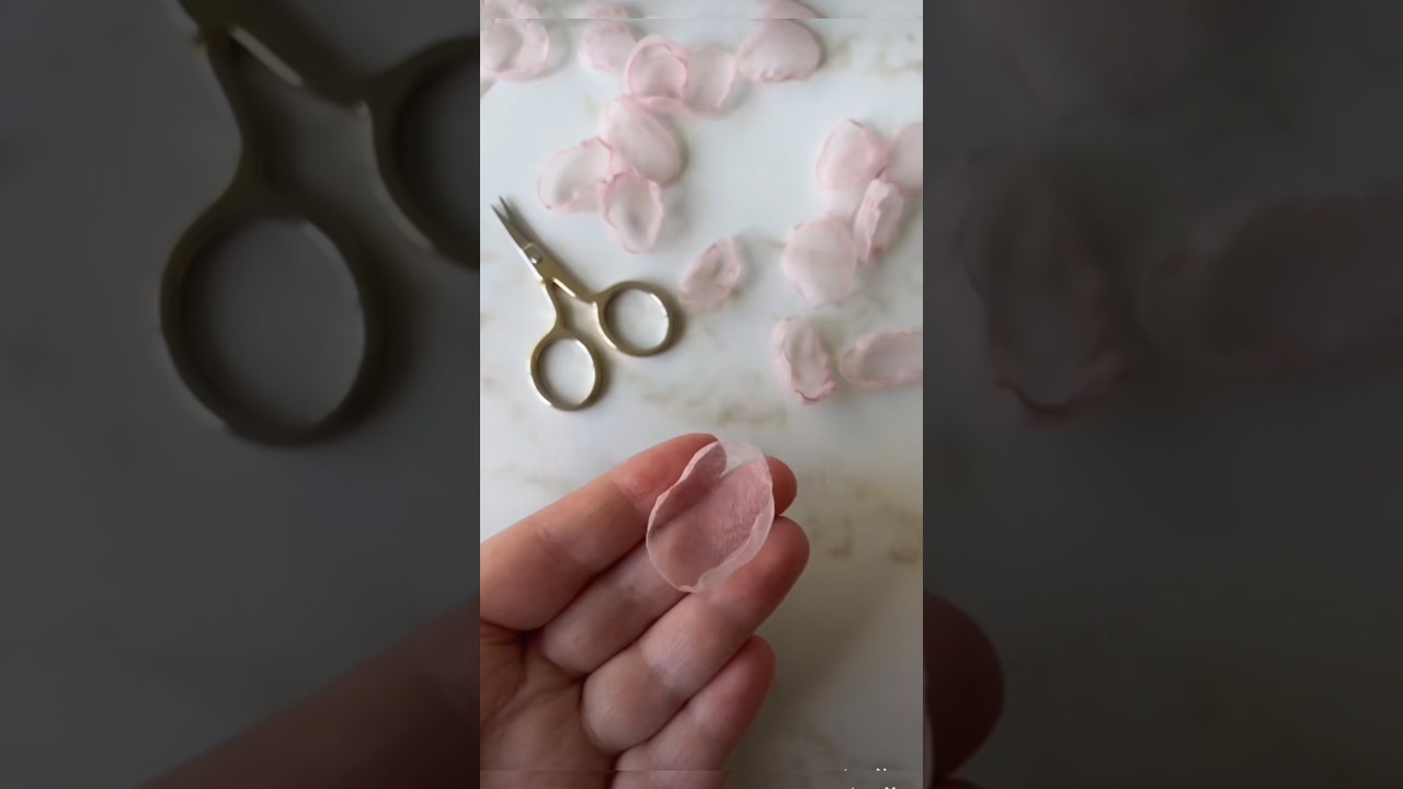 DIY Organza Flowers: Easy & Beautiful Craft 🌸