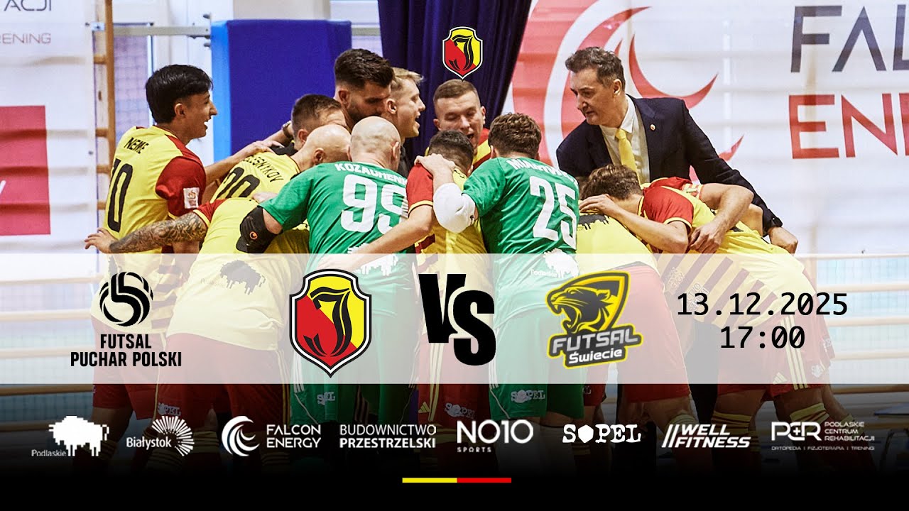 Futsal Polish Cup 1/16: Jagiellonia Białystok vs. Świecie 🏆