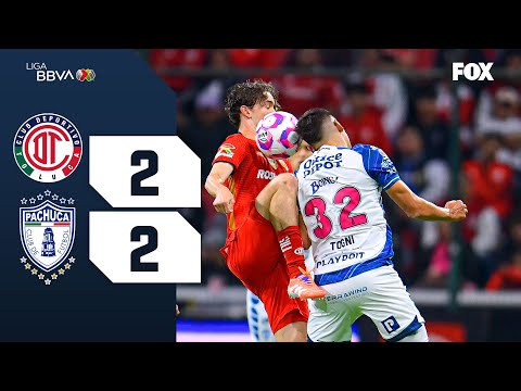 TOLUCA 2-2 PACHUCA | RESUMEN | LIGA MX | APERTURA 2025 | JORNADA 15