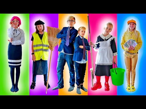 REICHE SCHÜLER GINGEN ZUR ARBEIT 😱 24h challenge | GUTE SHOW
