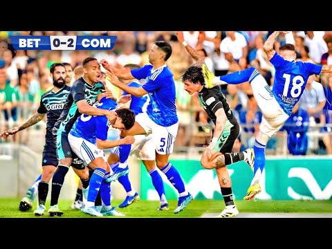 Real Betis And Como Players Huge Fight During Pre-Season Friendly