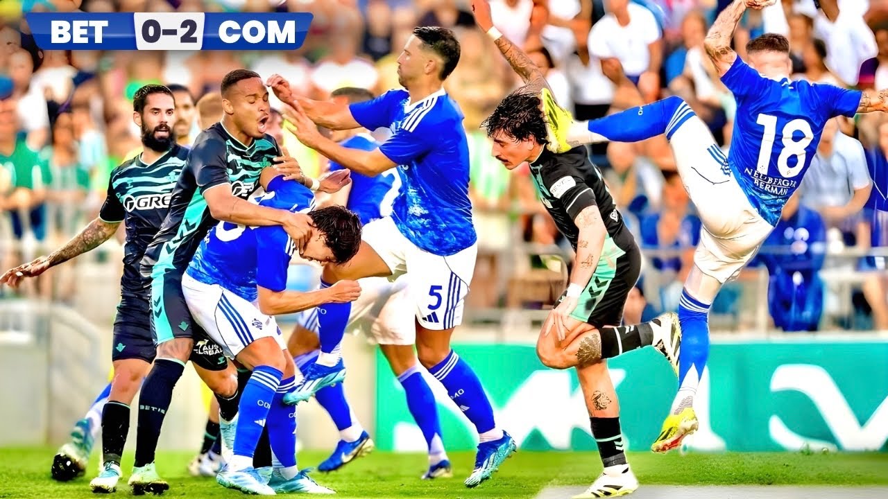 Intense Fight Breaks Out Between Real Betis and Como Players in Pre-Season Match ⚽