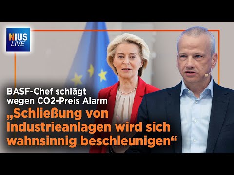 BASF-Chef warnt: Der CO2-Preis zerstört Europas Industrie | NIUS Live vom 04. November 2025