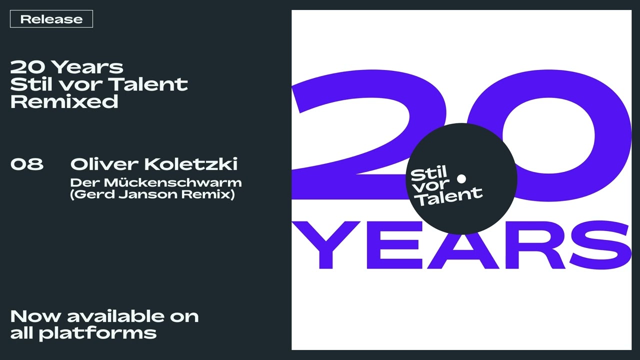 Oliver Koletzki - Der Mückenschwarm (Gerd Janson 20yrs SVT Remix) [Stil vor Talent]