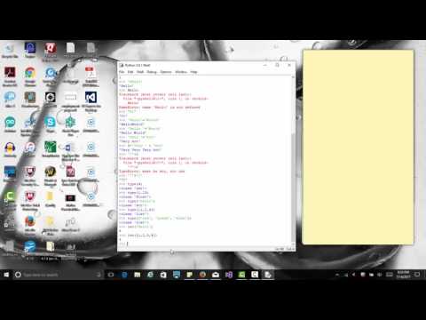 How to use the Python Shell