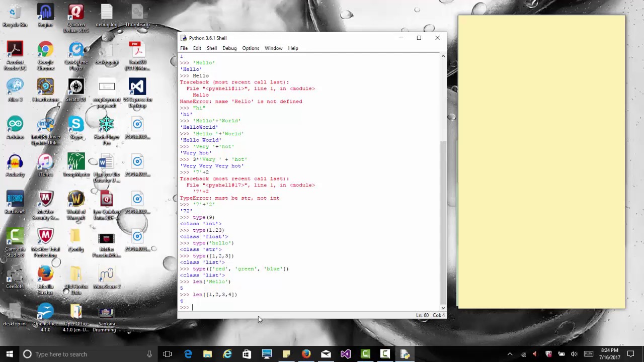 Guide to Using the Python Shell and Basic Commands