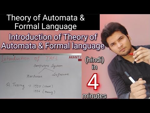 Introduction of Theory of Automata and Formal language in hindi || Theory of Computation || #TAFL-1
