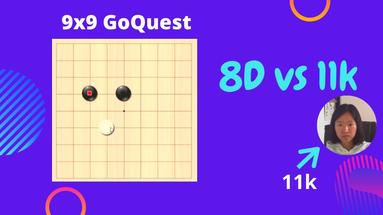 GoQuest 9x9: 8D vs 11K Challenge 🎮