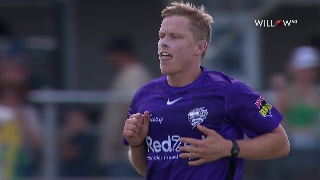 Nathan Ellis Takes 4 Wickets in 22nd Match: Sydney Thunder vs Hobart Hurricanes