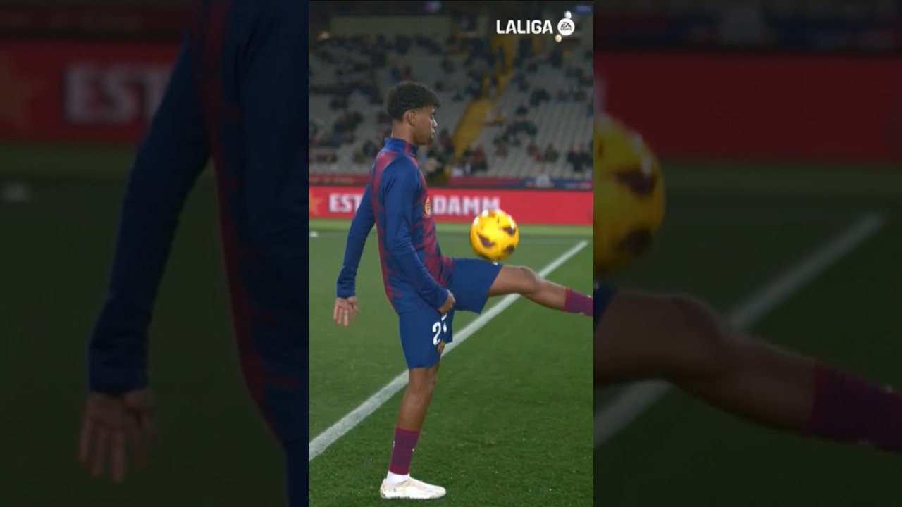 Lamine Yamal's Skills Shine in Warm-up ✨
