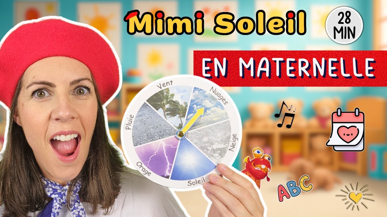 Jeux éducatifs en maternelle : Rituels météo, saisons, formes, couleurs et nombres 🌟
