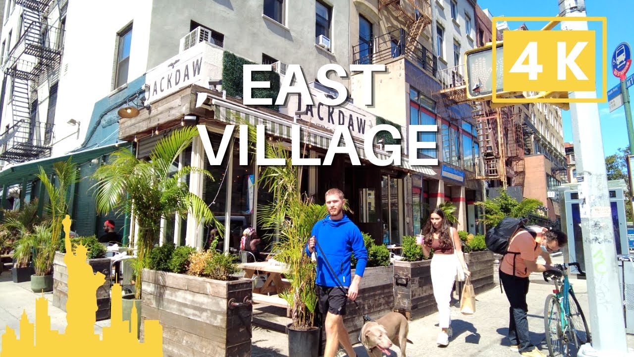 [4K] NYC Walking Tours | East Village in Lower Manhattan 🚖  New York City 4k