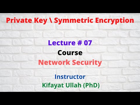 Private Key \ Symmetric Encryption